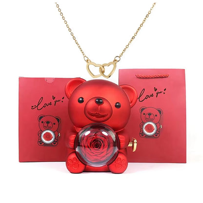 Bear Heart Necklace